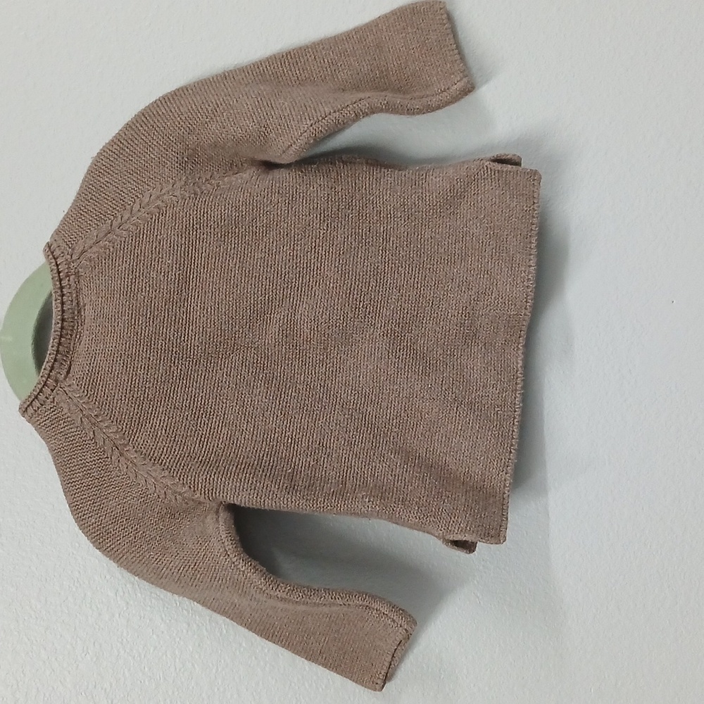 Zara Cable Knit Brown sweater 12-18 months - Picture 5 of 5
